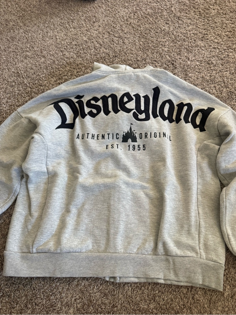 Disney Authentic Original Gray Crewneck Sweatersz medium